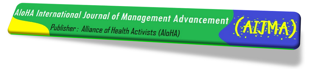 Aloha International Journal of Management Advancement (AIJMA)